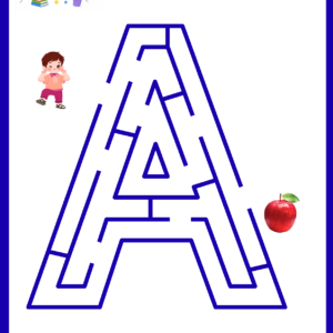 KiddoBee Alphabet Maze Activity Book
