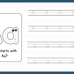 Aa to Zz Handwriting and Alphabet Tracing Workbook