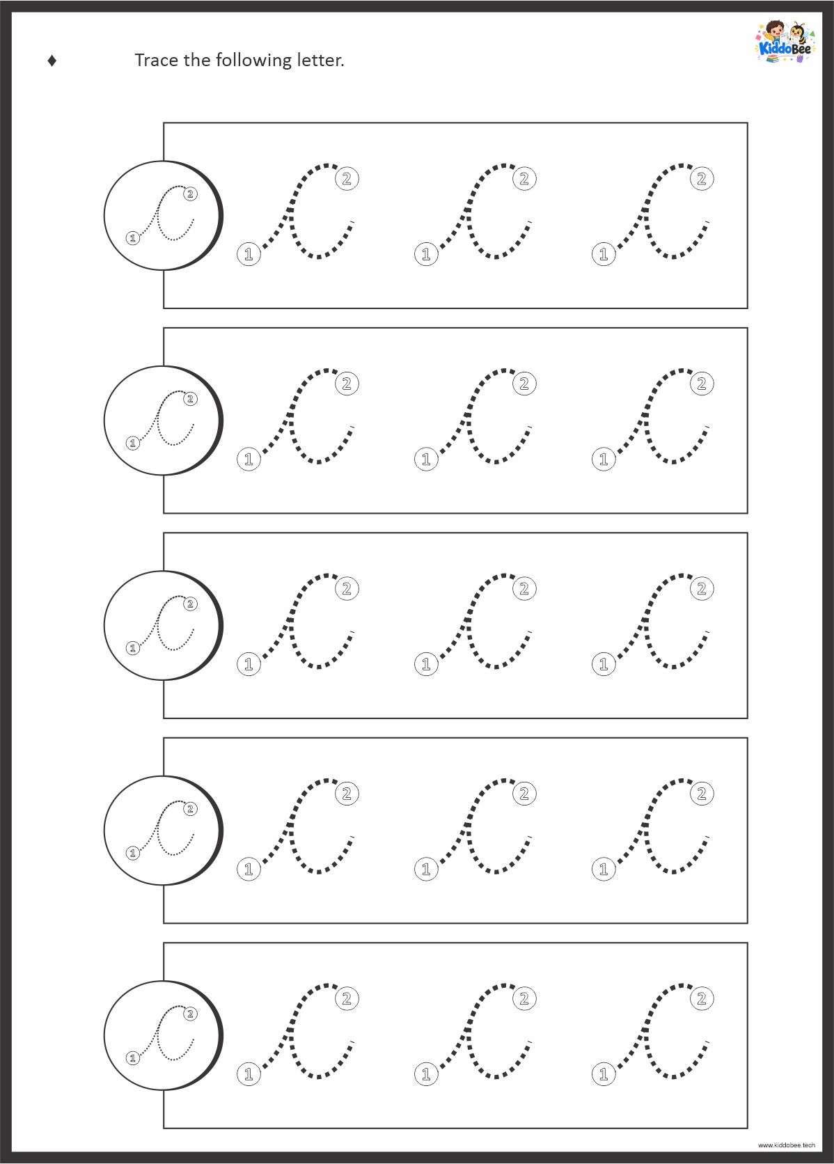 Lowercase Cursive Alphabet Tracing Worksheet Pack - Image 3