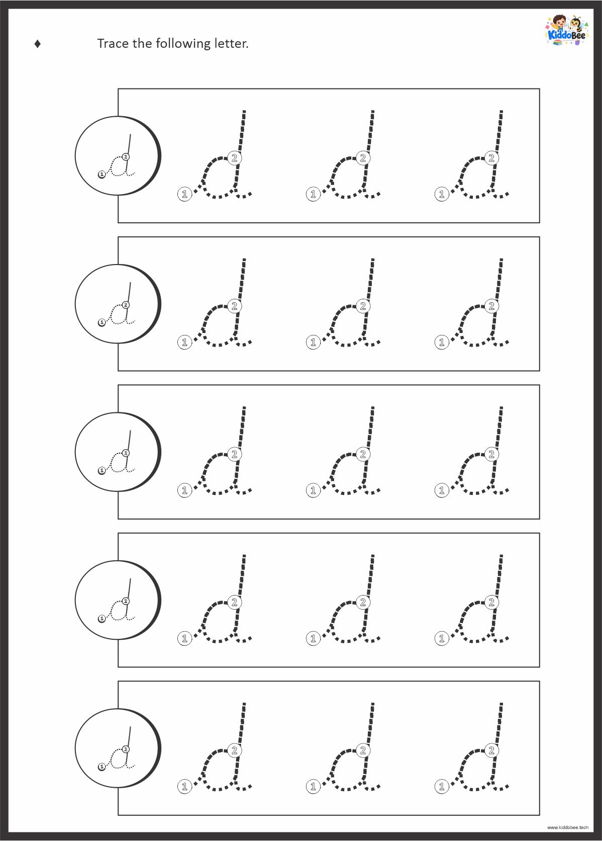 Lowercase Cursive Alphabet Tracing Worksheet Pack - Image 4