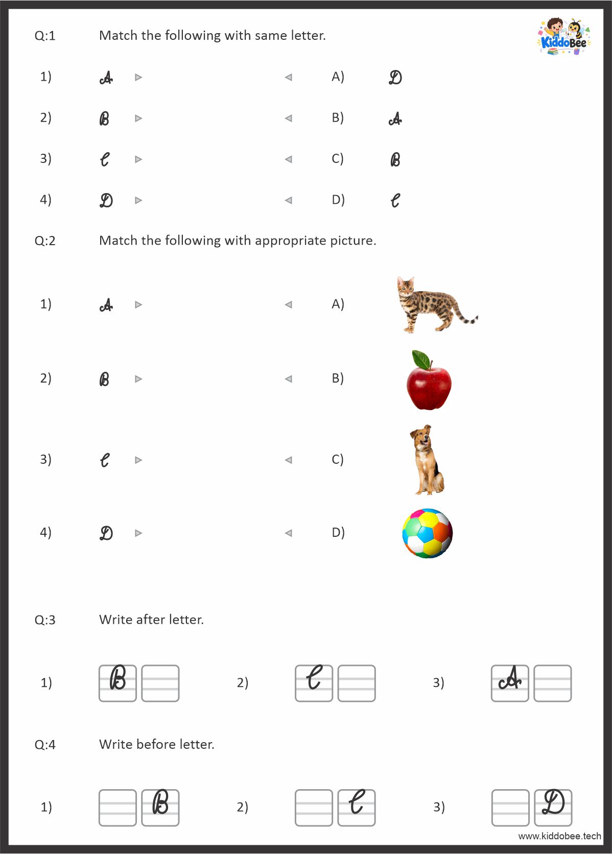 Alphabet Cursive Capital Letter Activity Book: Cursive (A to Z) - Image 3