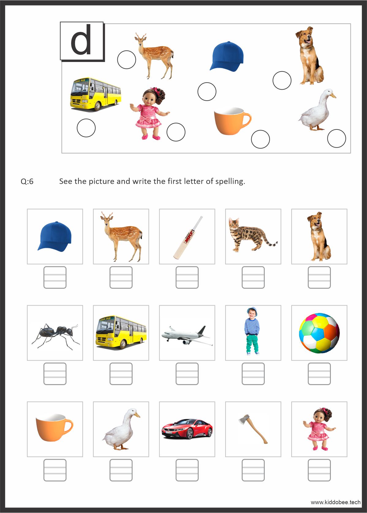 English Alphabet Activity Worksheet (Lower Case Letters a to z) - Image 2