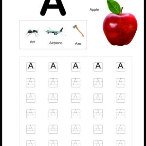 Capital Letters Practice Workbook for Kids