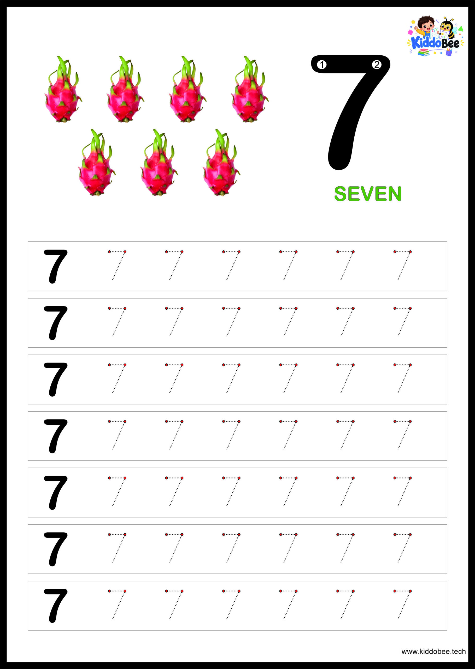 Number Writing Practice 1-20 - Image 3