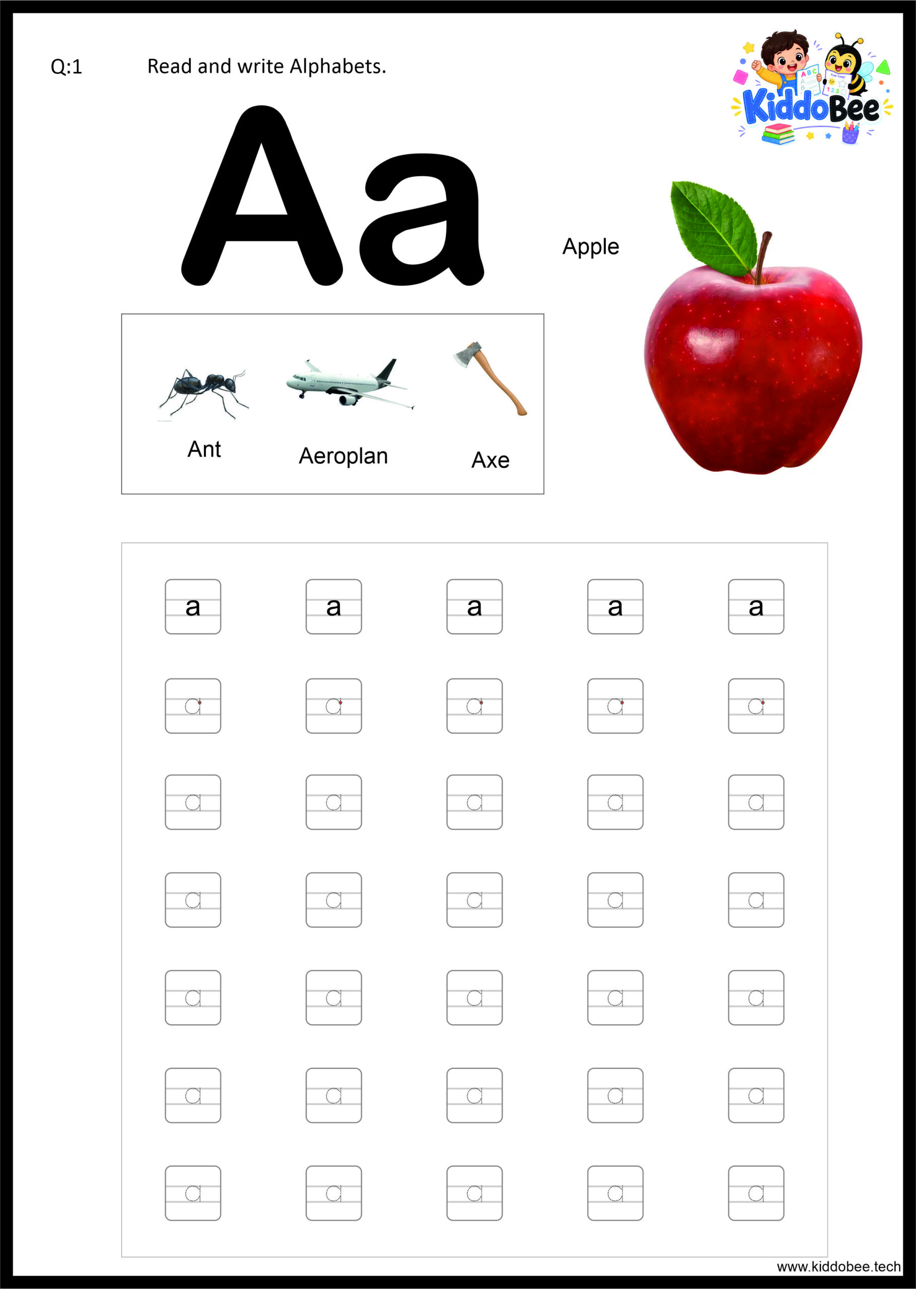 Small Letters Alphabet Tracing & Handwriting Practice Workbook