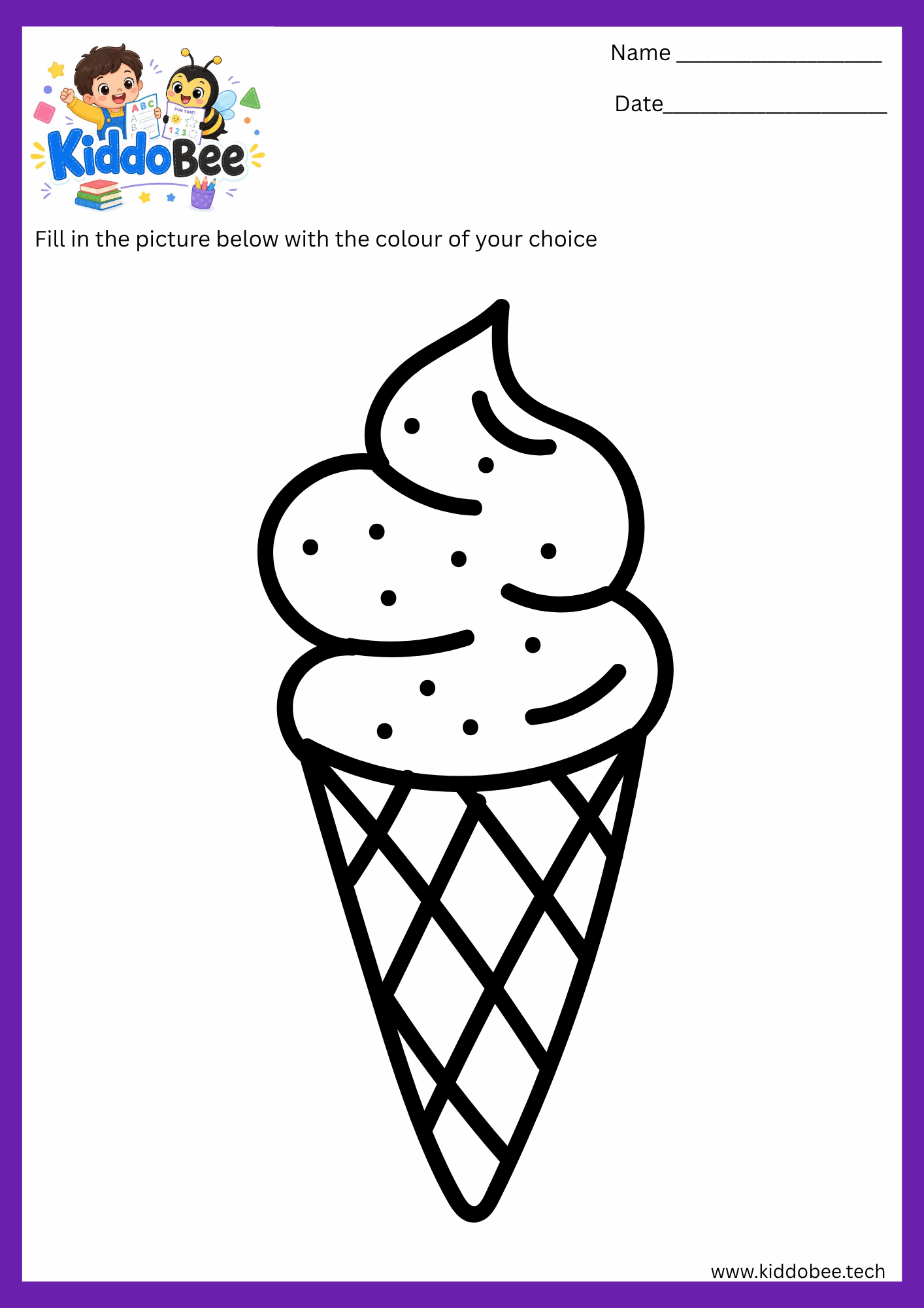 Kiddobee Kids Drawing & Coloring Activity Book