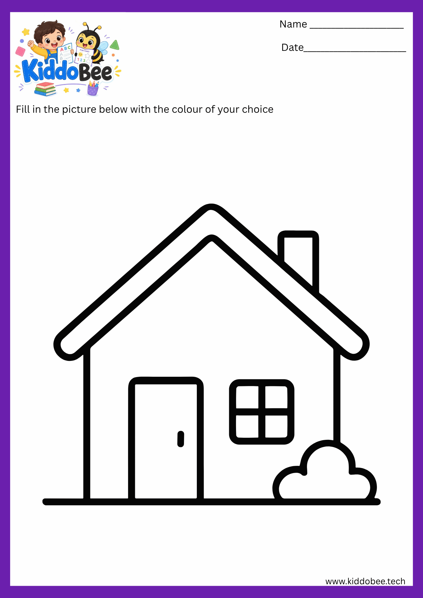 Kiddobee Kids Drawing & Coloring Activity Book - Image 2