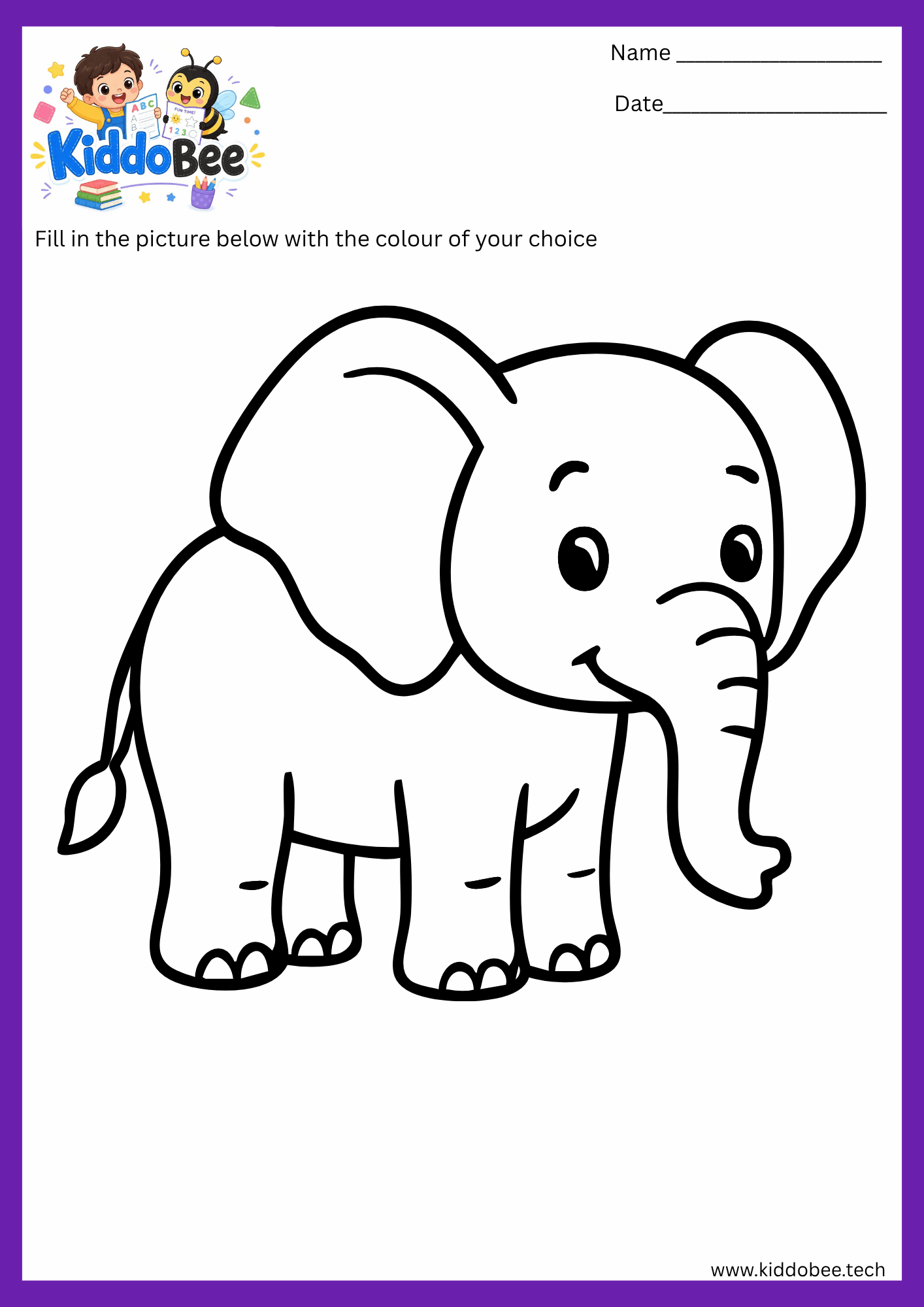 Kiddobee Kids Drawing & Coloring Activity Book - Image 3