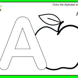 Kiddobee Capital Alphabet Coloring Book for Kids (A–Z) –