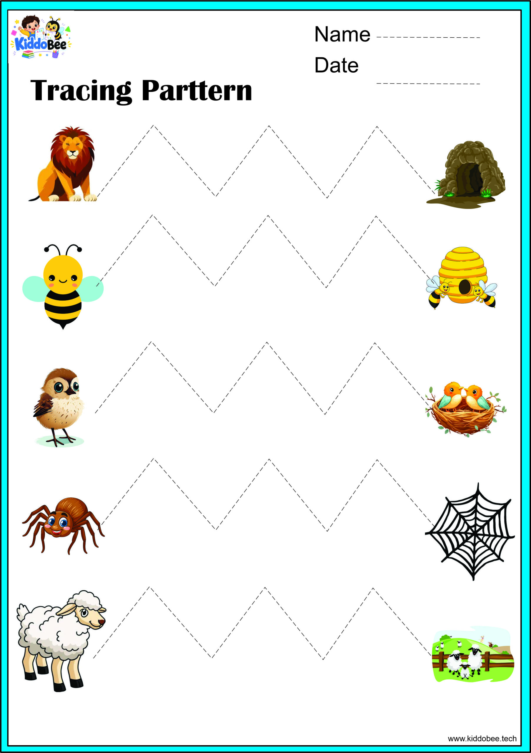 Tracing Pattern Workbook for Kids - Image 2