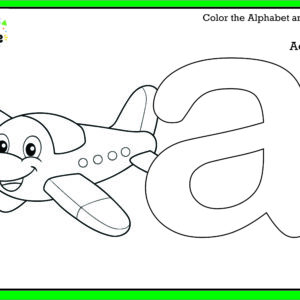 Kiddobee Lowercase Alphabet Coloring Book for Kids (a–z)